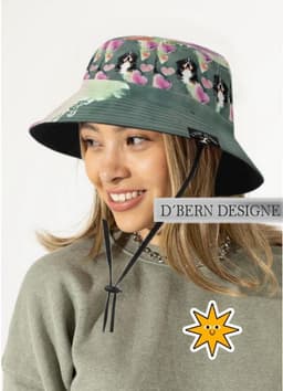 image-D´Bern Designe Bernese Mountain Dog Love Bucket hat