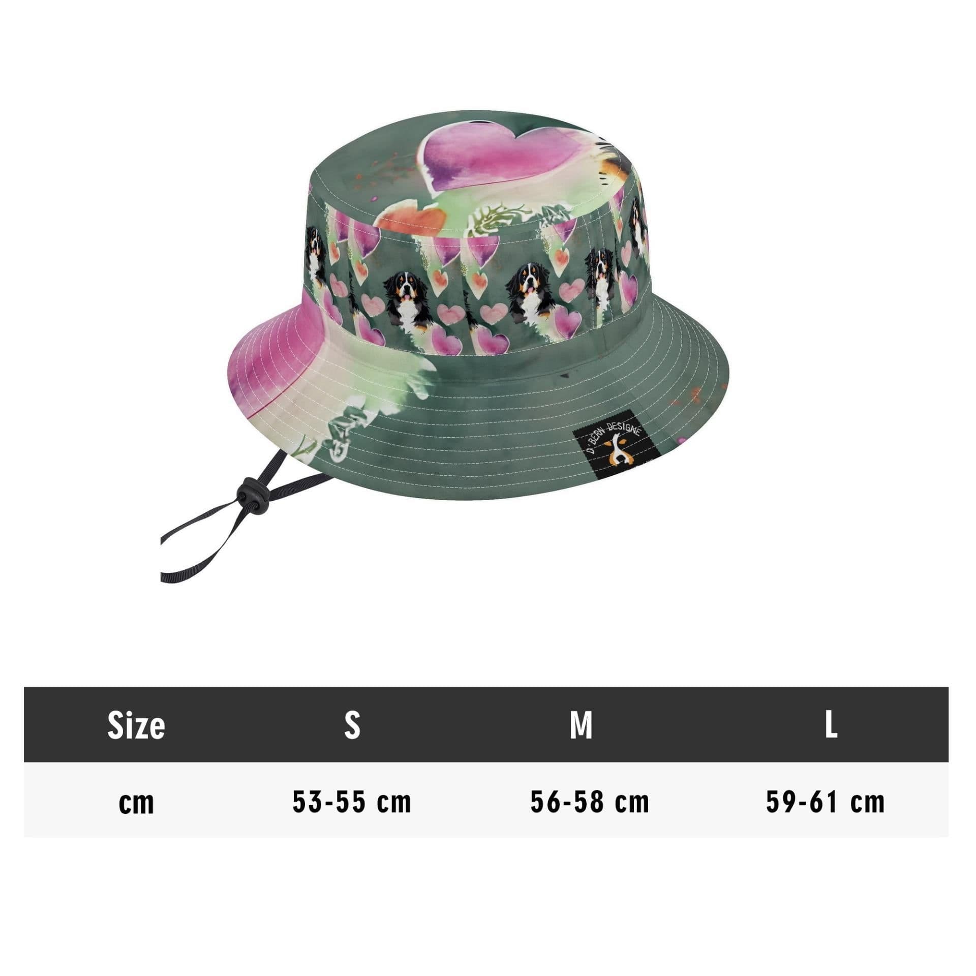 image-D´Bern Designe Bernese Mountain Dog Love Bucket hat