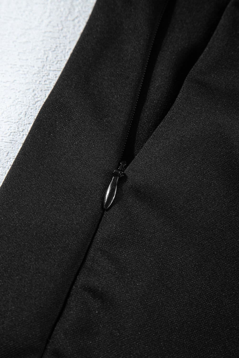 image-Black Belted Wide Leg Jumpsuit