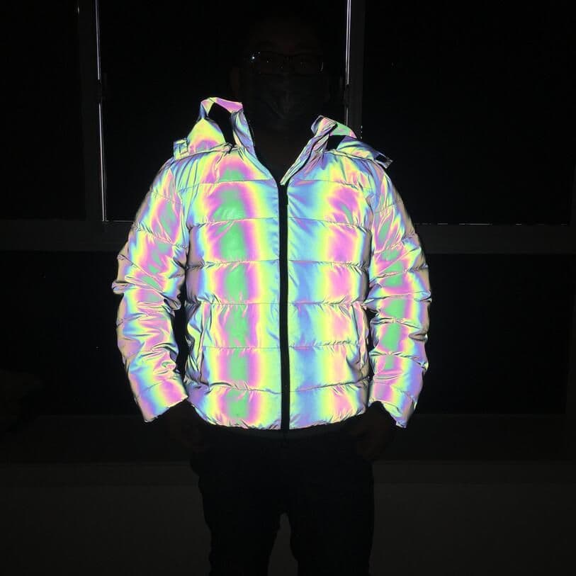 image-2022 Winter Reflective Cotton Jacket - Men's Women's