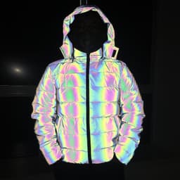 image-2022 Winter Reflective Cotton Jacket - Men's Women's