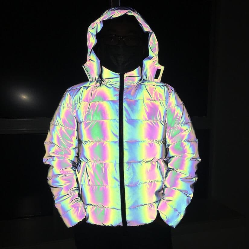 image-2022 Winter Reflective Cotton Jacket - Men's Women's