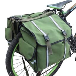 image-Army Green Bicycle Backpack - Reflective 20L Waterproof