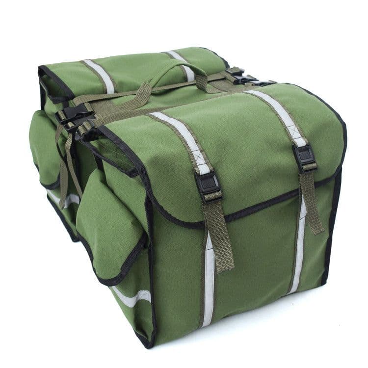 image-Army Green Bicycle Backpack - Reflective 20L Waterproof