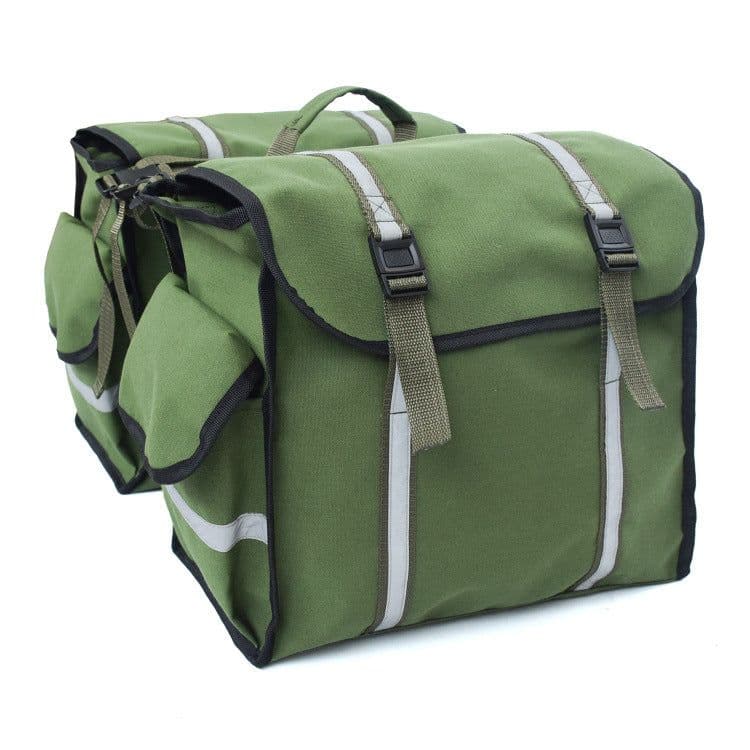 image-Army Green Bicycle Backpack - Reflective 20L Waterproof