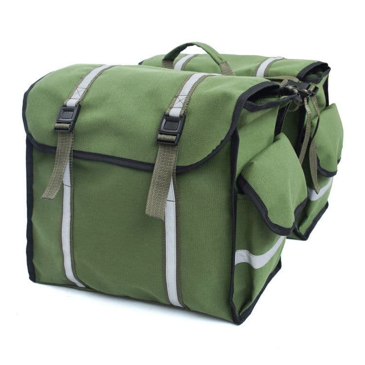 image-Army Green Bicycle Backpack - Reflective 20L Waterproof