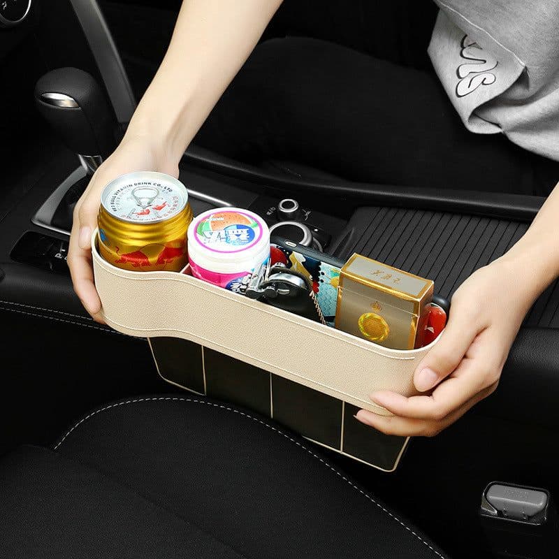 image-Car Seat Gap Storage Storage Box Car Seat Car Charger Mobile Phone Water Cup Holder Drink Holder