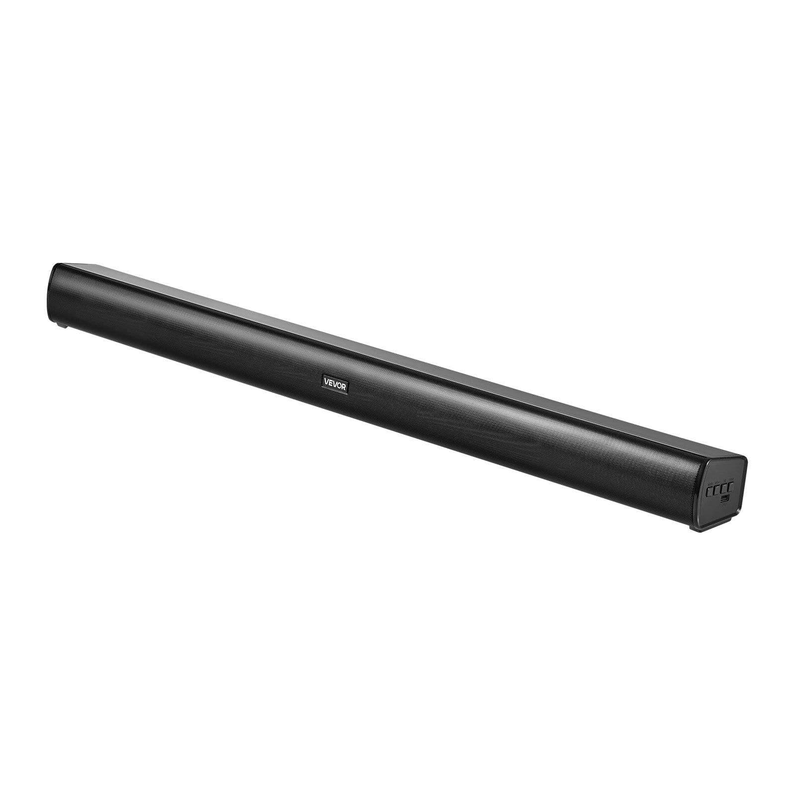 image-VEVOR Sound Bar for Smart TV, 2.1 Channel, 35-Inch Compact Soundbar TV Speakers with Built-In Subwoofer for Projector, Bluetooth AUX Connection, Easy Setup, 120W Surround Sound System for Home Audio