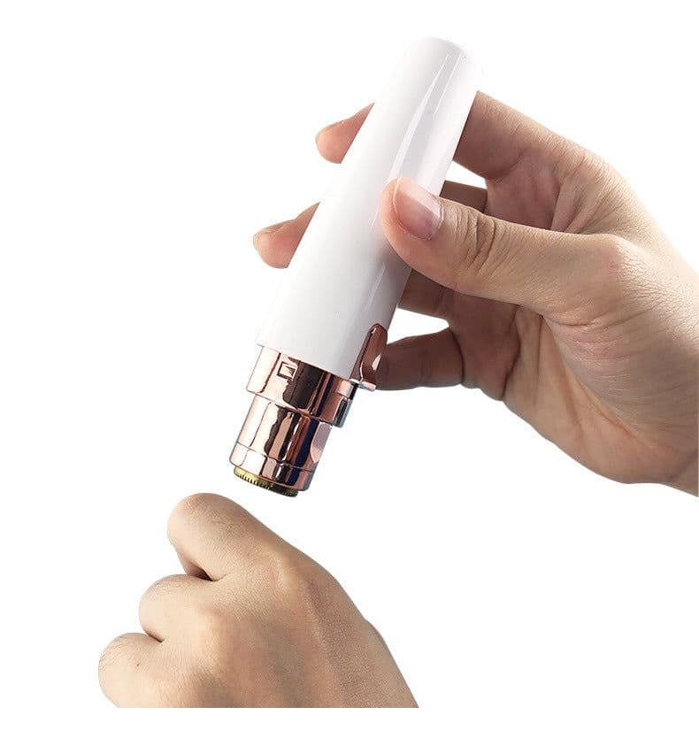 image-USB Rechargeable Eyebrow Trimmer - Gold Women's Shaver