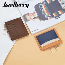 image-baellerry Coin Purse - Claret PU Leather Zipper