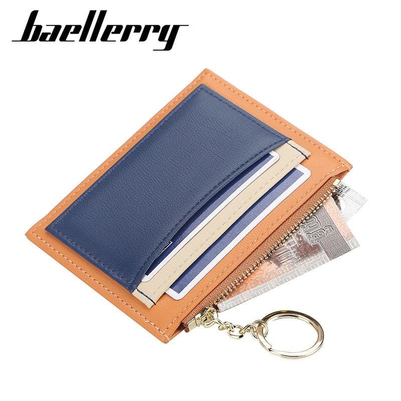 image-baellerry Coin Purse - Claret PU Leather Zipper