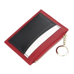 image-baellerry Coin Purse - Claret PU Leather Zipper