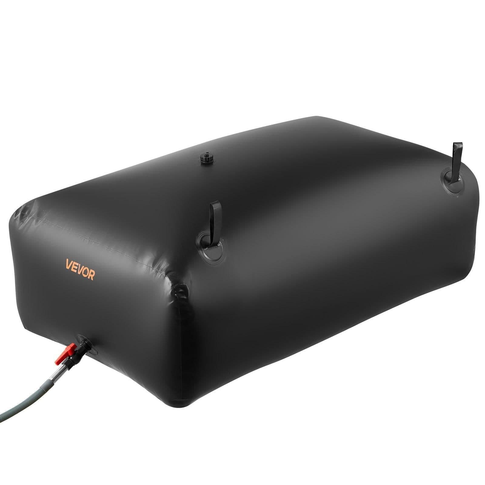 image-VEVOR Water Storage Bladder 142.7 Gallon Large Capacity Water Bag, Portable & Collapsible Soft Waters Container, Leakproof & Tear-Resistant PVC Emergency Waters Storage Tank for RV Truck & Outdoor Use