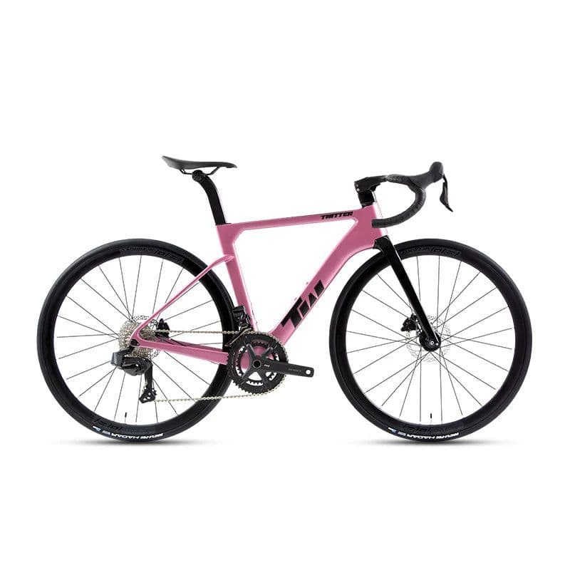 image-2025 TWITTER Factory Wireless Carbon Road Bike Full Hydraulic Brake Racing Wheel Peak EDS-2X12S with 50 mm Carbon Wheels bicycle