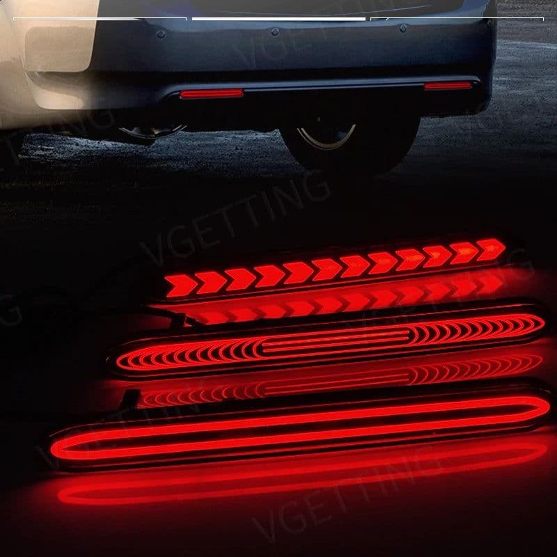 image-VGETTING LED Rear Bumper Reflector For Honda Accord Odyssey CR-V