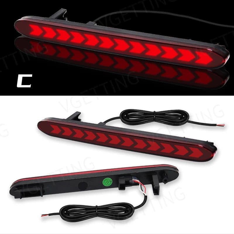 image-VGETTING LED Rear Bumper Reflector For Honda Accord Odyssey CR-V