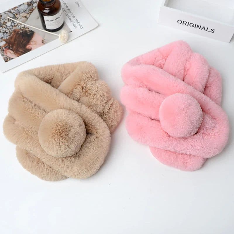image-New Winter Natural Rex Rabbit Fur Ring Scarf Women Warm Real Rex Rabbit Fur Mufflers Russian Lady Genuine Rex Rabbit Fur Scarves