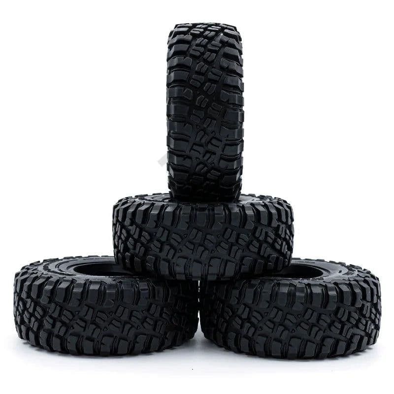 image-RC Car 1.9" Tire 117MM for TRX4 TRX6 SCX10 Baja 1000