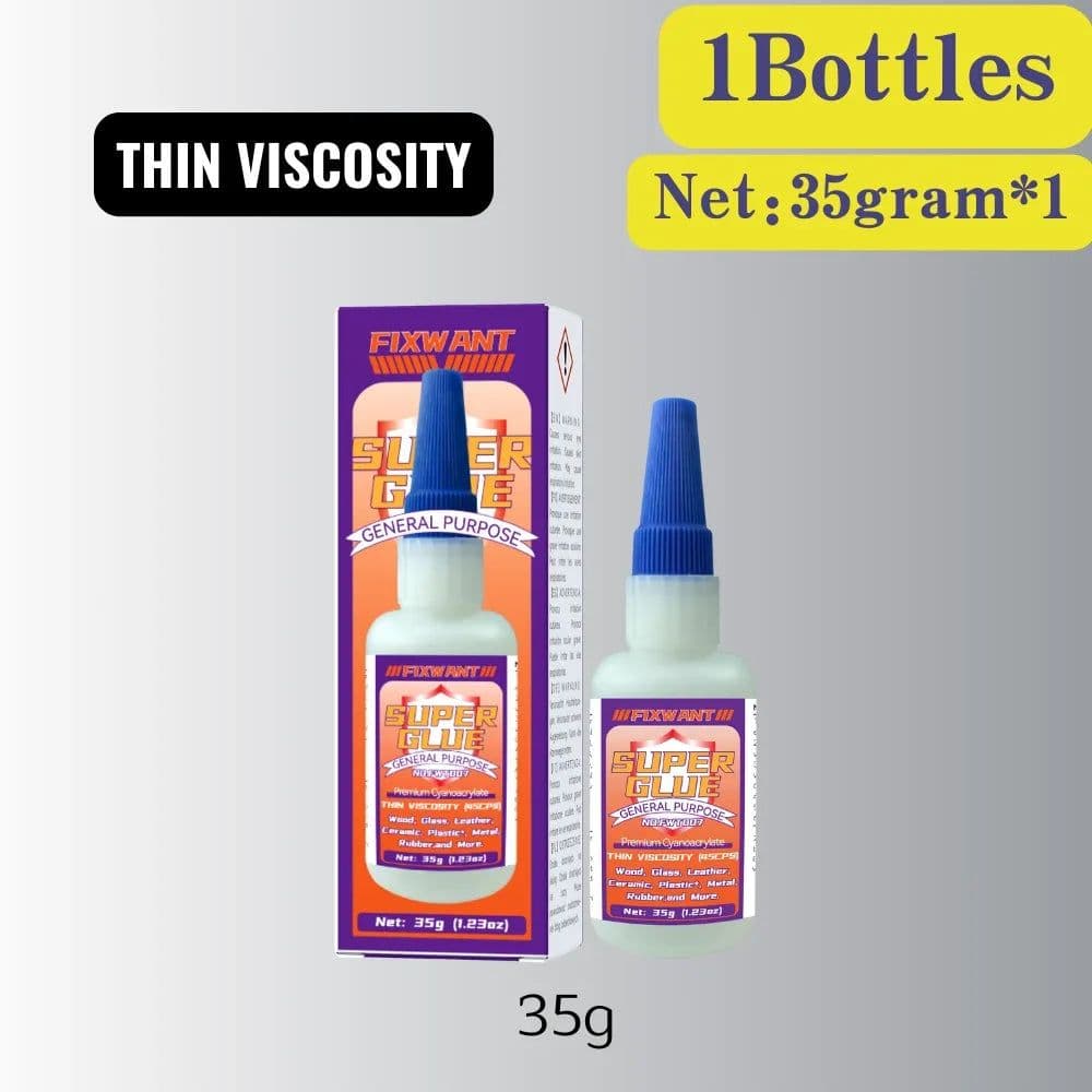 image-FIXWANT Cyanoacrylate Super Glue - Thin Medium Thick