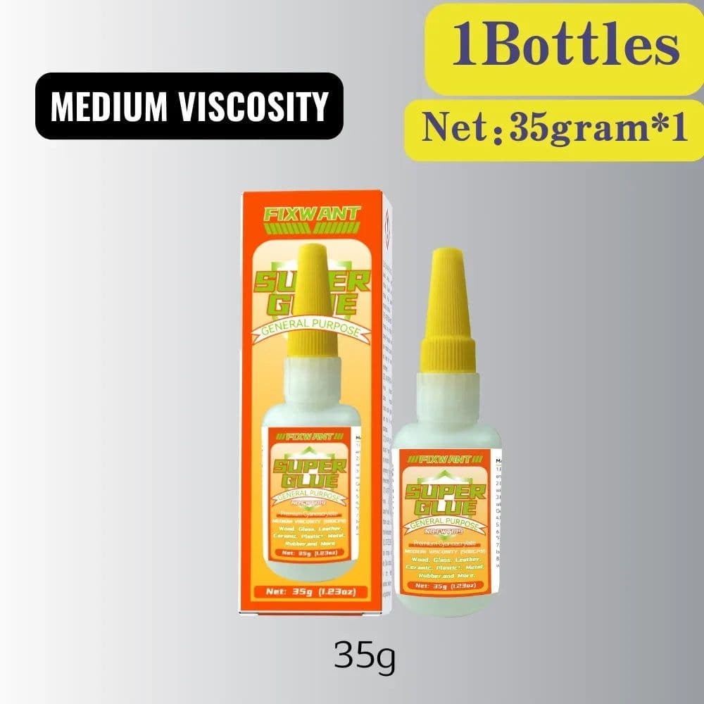 image-FIXWANT Cyanoacrylate Super Glue - Thin Medium Thick