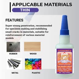 image-FIXWANT Cyanoacrylate Super Glue - Thin Medium Thick