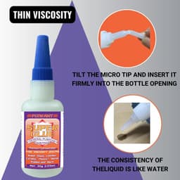 image-FIXWANT Cyanoacrylate Super Glue - Thin Medium Thick