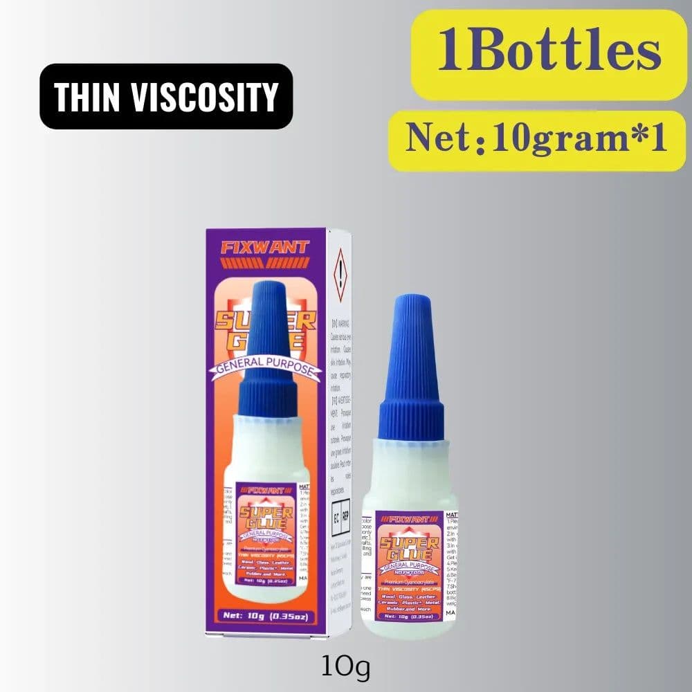 image-FIXWANT Cyanoacrylate Super Glue - Thin Medium Thick