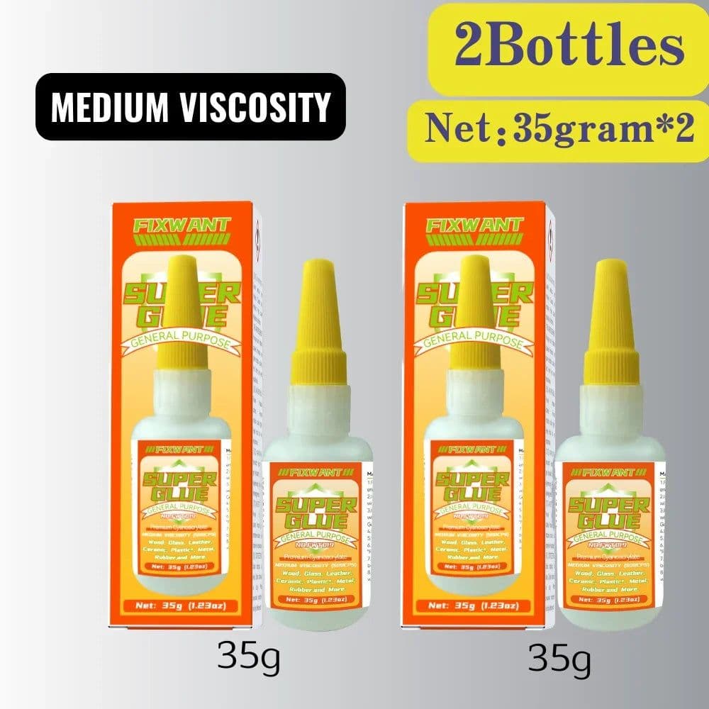 image-FIXWANT Cyanoacrylate Super Glue - Thin Medium Thick