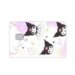 image-Y2K Sanrios Hello Kitty Kuromi MyMelody Star Laser Anime Diy Waterproof Credit Debit Card Sticker Cartoon Gittler Film Tape Skin