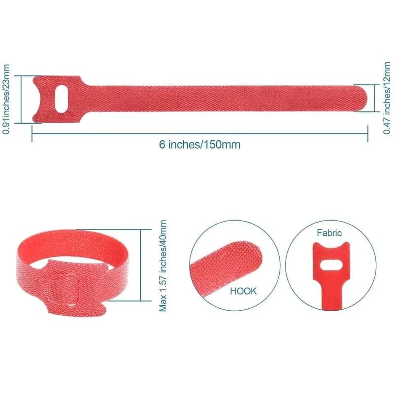 image-Cohai Universal Cable Organizer Nylon Wire Management Clips