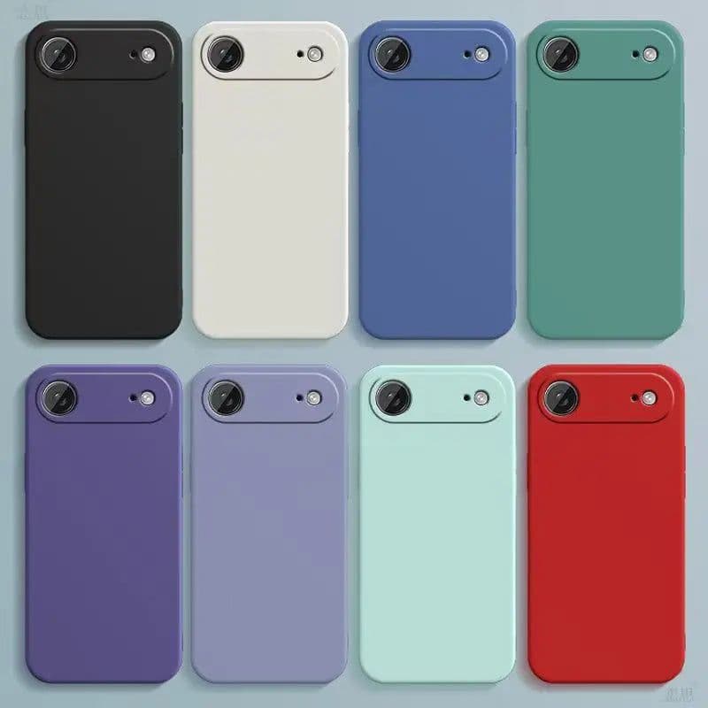 image-Original Soft Phone Case for iPhone Air iphone 17 Pro Max 17Air 17Pro 5G Funda Square Liquid Silicone Lens Protection Back Cover