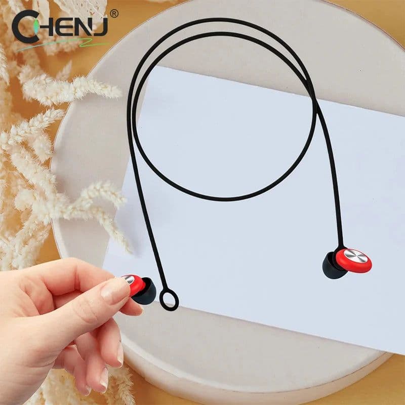 image-CHENJ Silicone Earbud Lanyard Anti-lost Earphone Strap