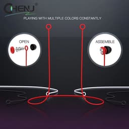 image-CHENJ Silicone Earbud Lanyard Anti-lost Earphone Strap