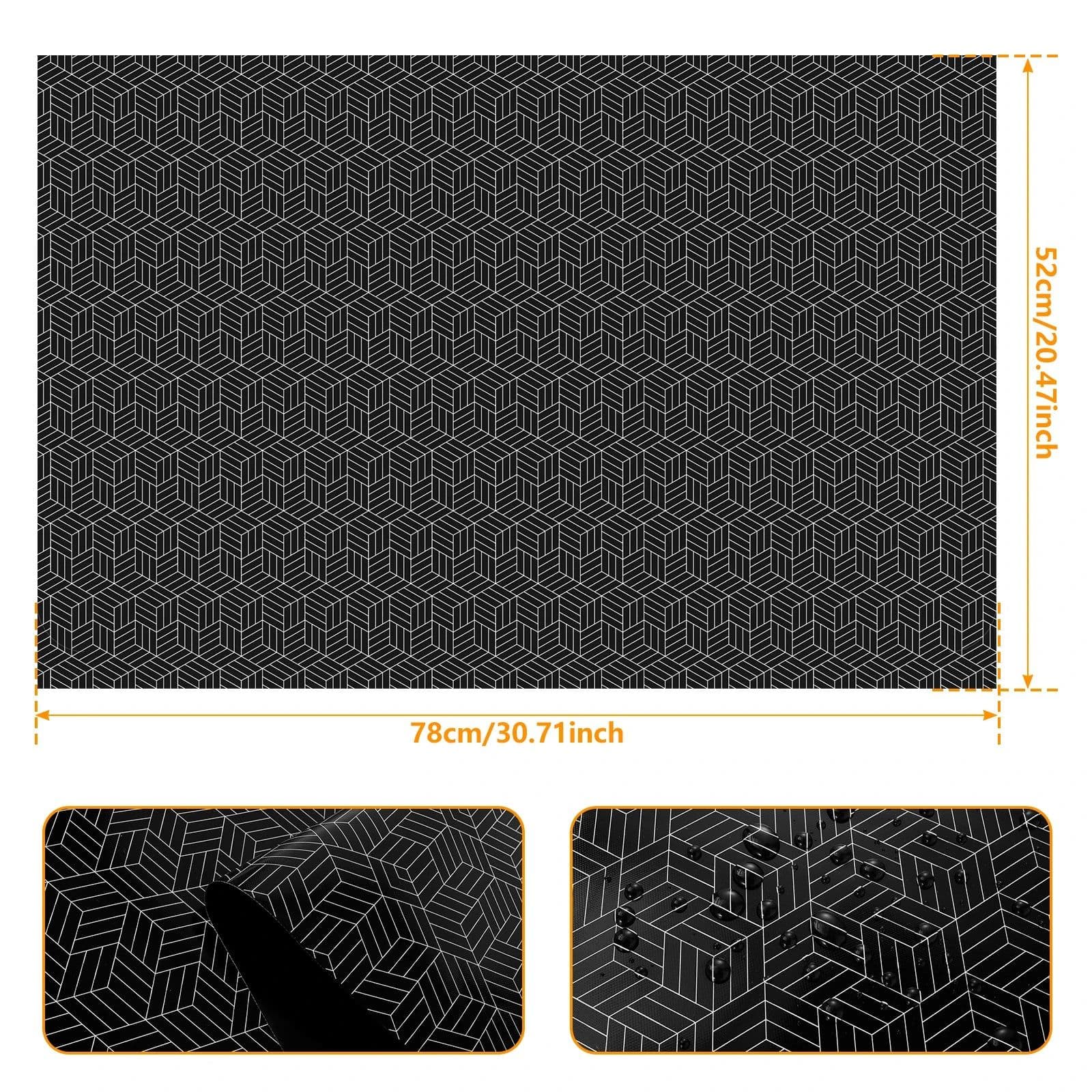 image-Silicone Induction Cooktop Protector Mat Non-Slip 20.5x30.8
