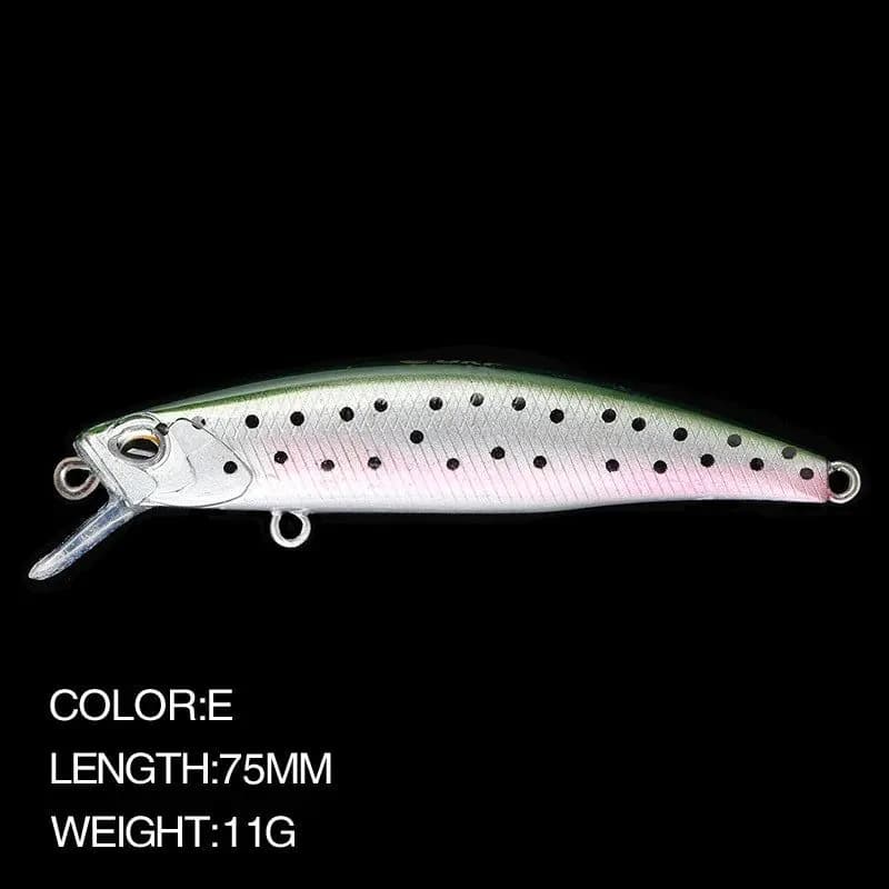 image-Minnow Fishing Lure 7.5cm 11g Sinking Wobbler Jerkbait