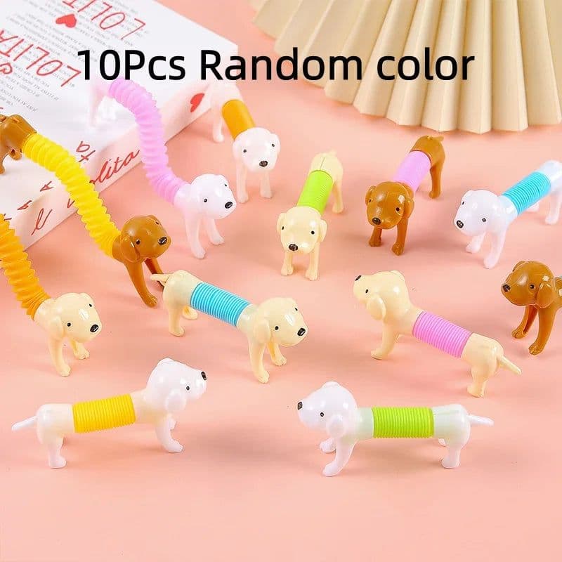 image-10Pcs Stretchable Pop Tubes Sensory Squeeze Toy