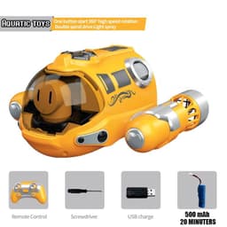 image-JJRC MX3372 RC Spray Boat 2.4G Waterproof with Lights