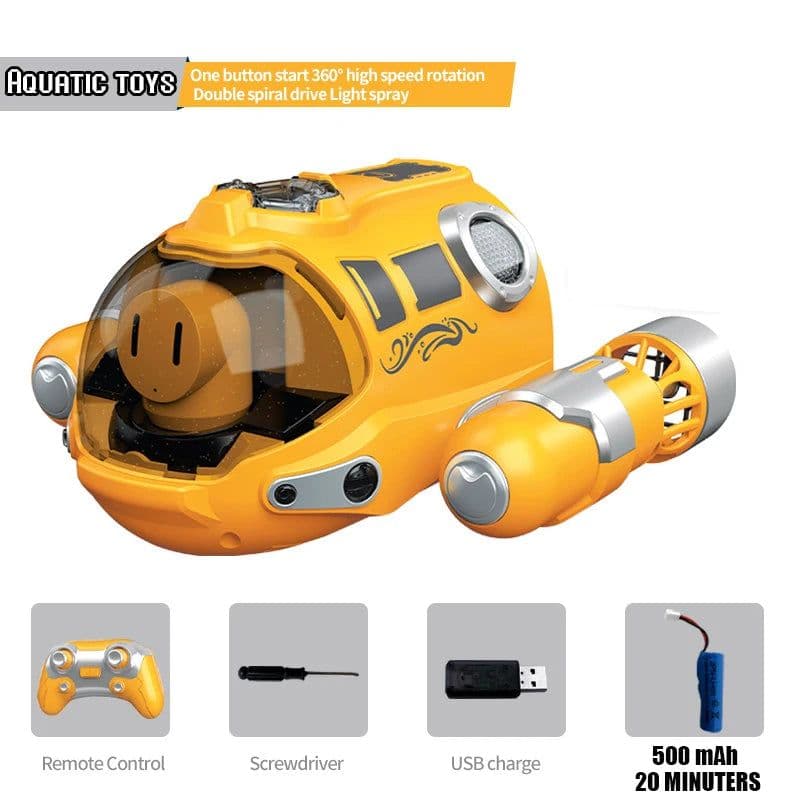 image-JJRC MX3372 RC Spray Boat 2.4G Waterproof with Lights