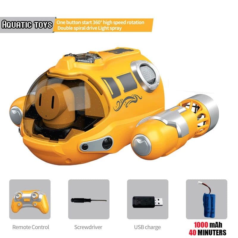 image-JJRC MX3372 RC Spray Boat 2.4G Waterproof with Lights
