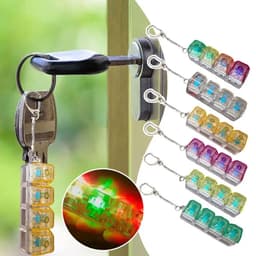 image-Keyboard Fidget Toy Keychain 4-Button with LED Lights