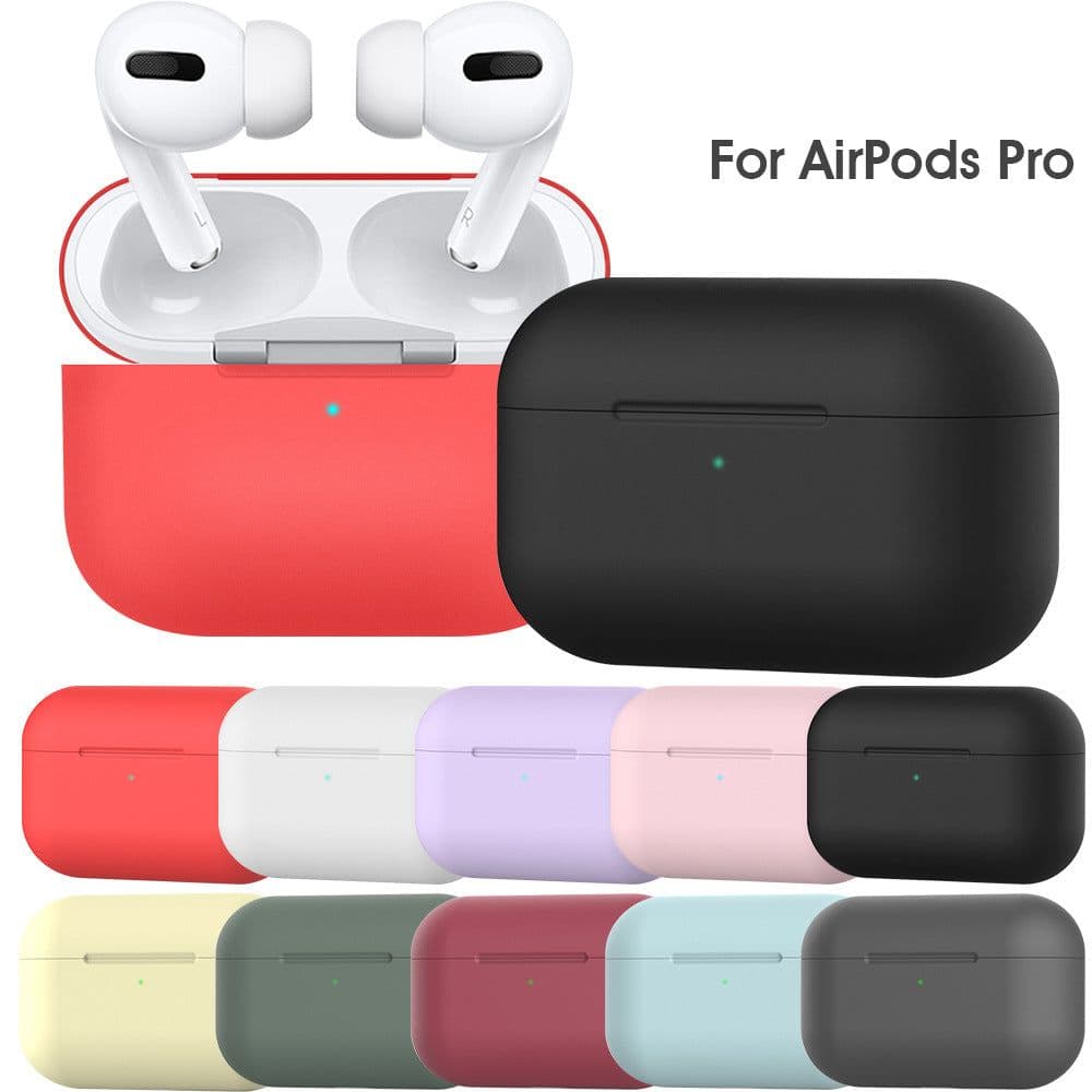 image-Airpods Pro 3rd Gen Silicone Sleeve - Lavender Grey