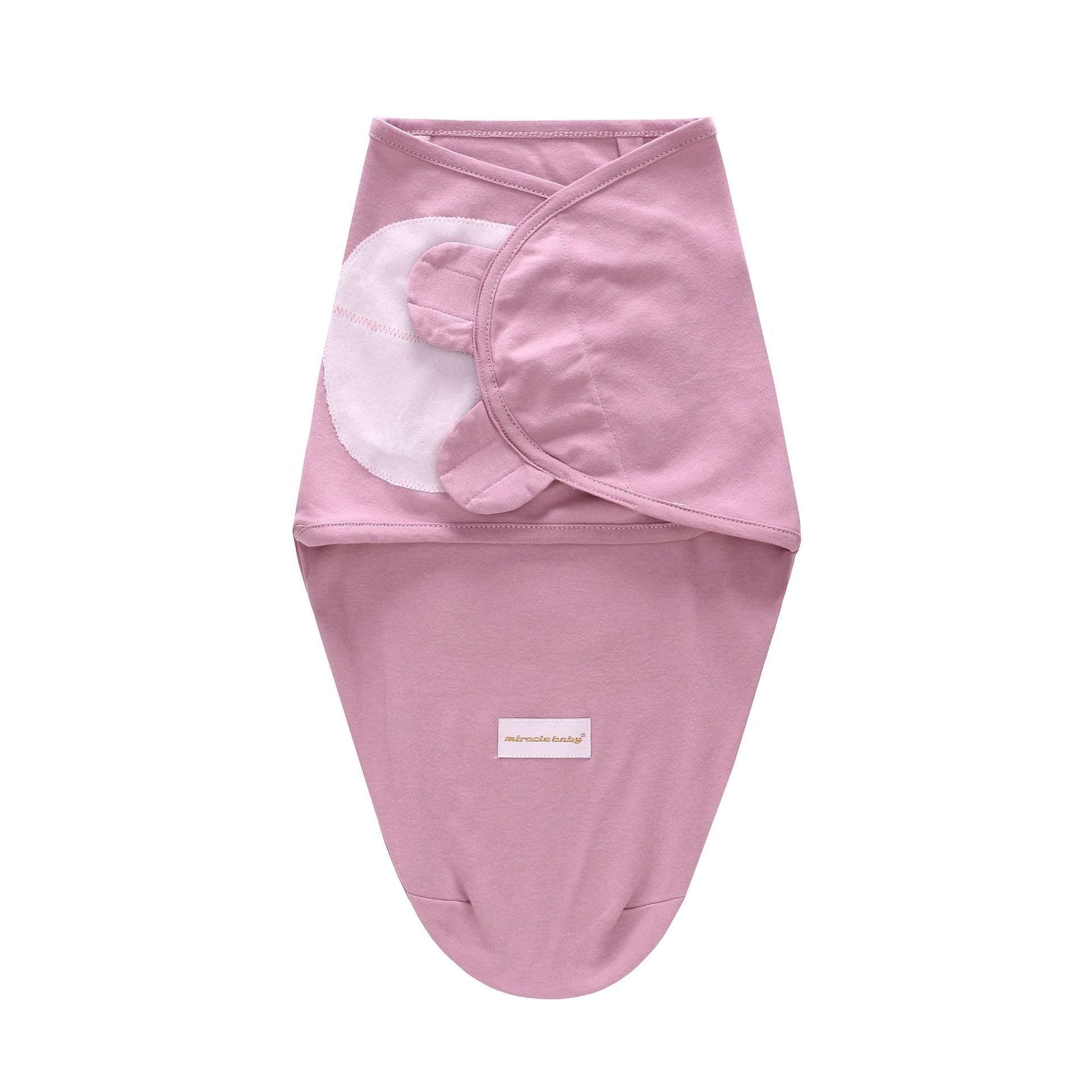image-Miracle Baby Swaddle Wrap - Large 75*60cm Pure Cotton Newborn