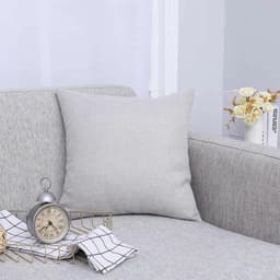 image-Cushion Cover Full Colour - Mottled Light Grey