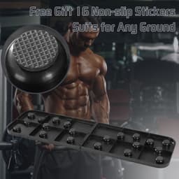 image-Foldable Push-Up Board - Multi-Functional Fitness Equipment 50"