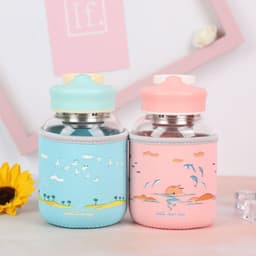 image-Starry sky water cup gradient color cup girl student mouth cup