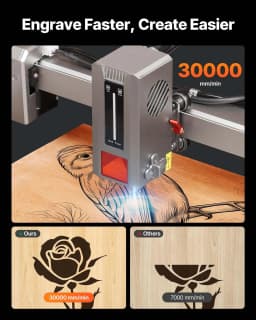 image-VEVOR L8 20W Laser Engraver with Enclosure and Camera