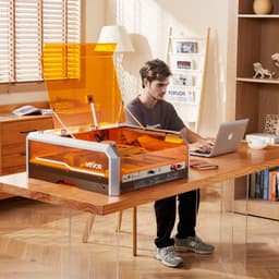 image-VEVOR L8 20W Laser Engraver with Enclosure and Camera