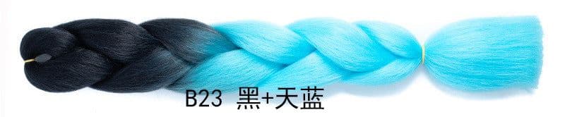 image-80 Colors Jumbo Ombre Braidng Hair Box Braids 24inch 100g