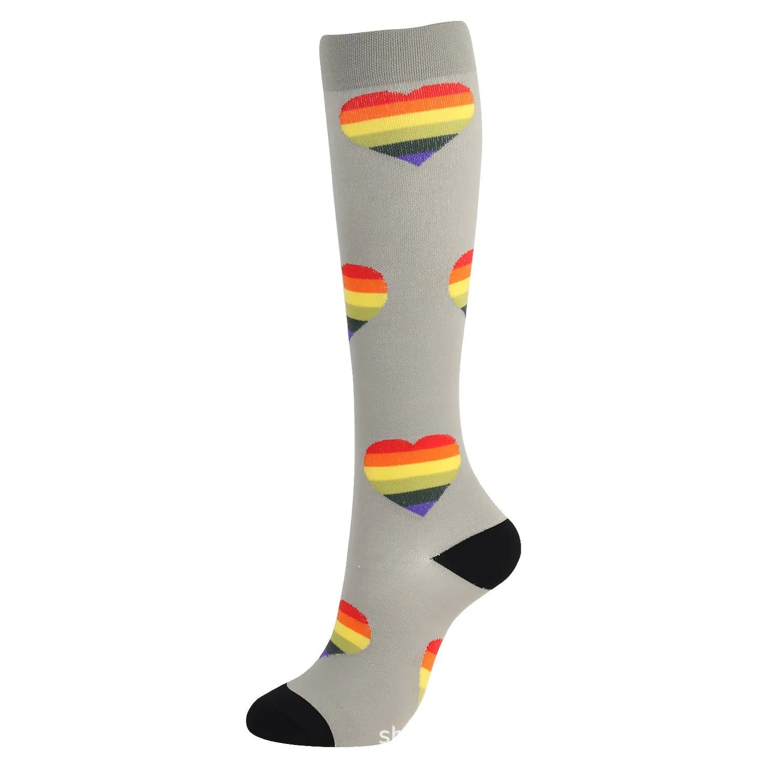 image-Cross-border leisure outdoor sports compression socks Amazon sports stockings elastic socks wholesale
