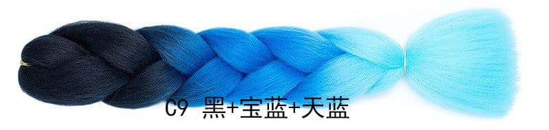 image-80 Colors Jumbo Ombre Braidng Hair Box Braids 24inch 100g